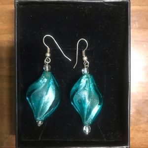 Authentic Venetian Murano glass earrings